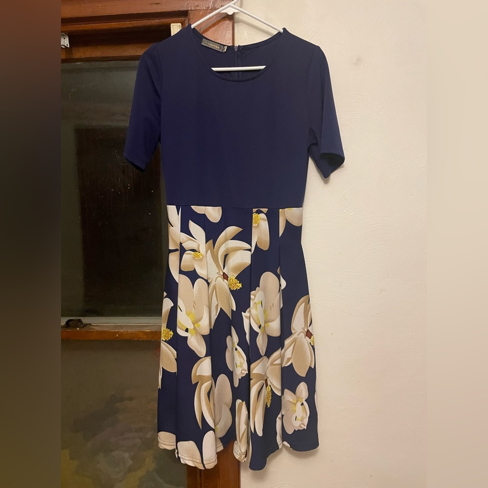 Blue Floral Dress